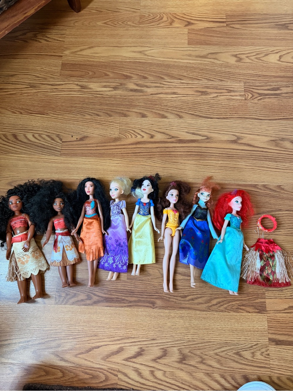 2018 Disney Shimmering Dreams Collection Princesses Lot Of 8 Hasbro